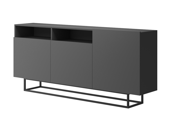 Kommode MOREWA big schwarz für Wohnzimmer | www.artigo.at